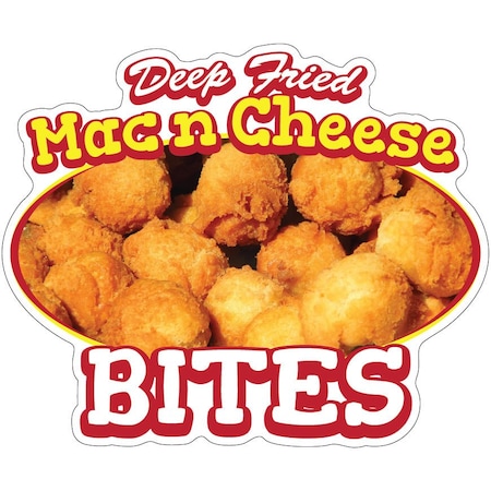 Mac N Cheese Bites Decal Concession Stand Food Truck Sticker